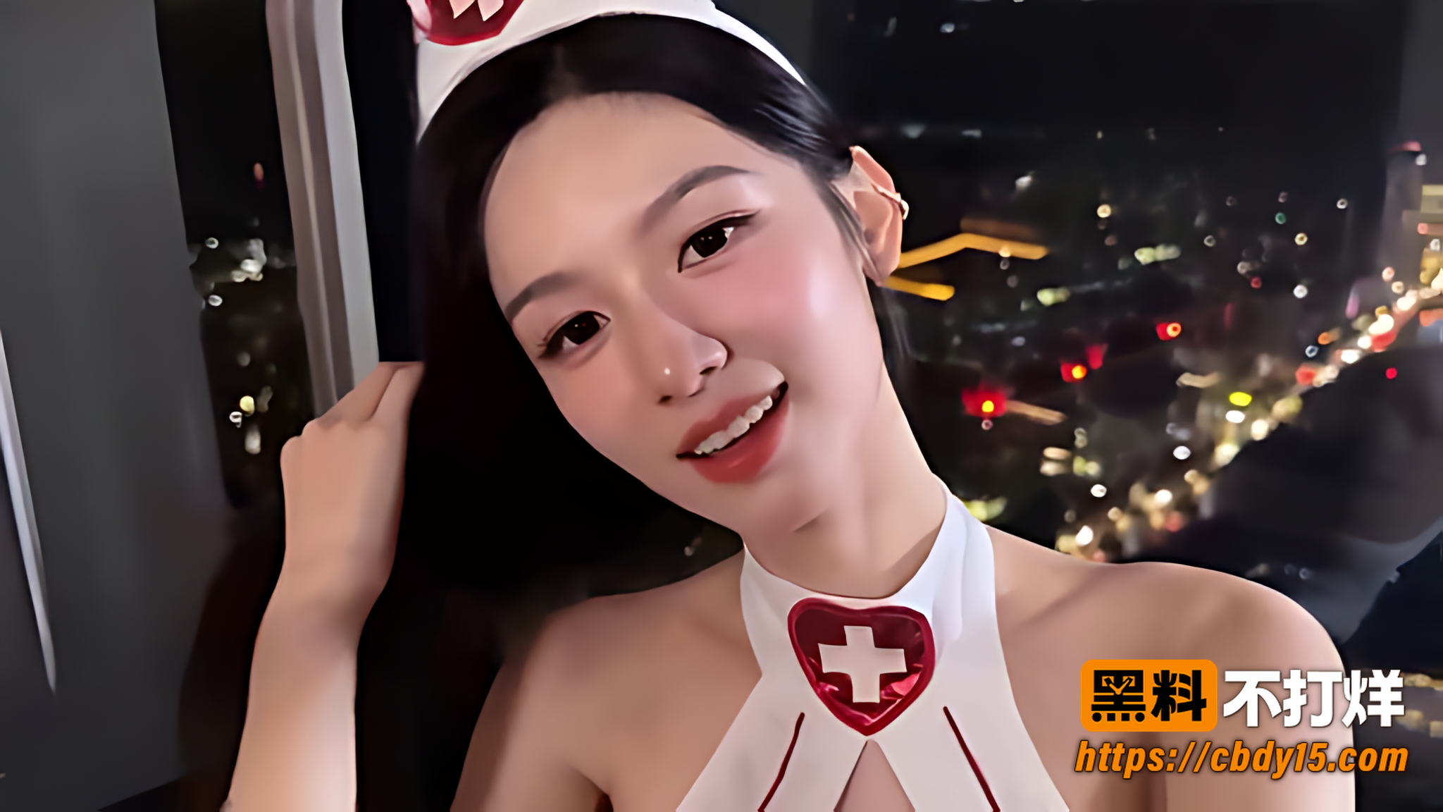 AI换脸女明星视频从护士服到全裸触胸细节12