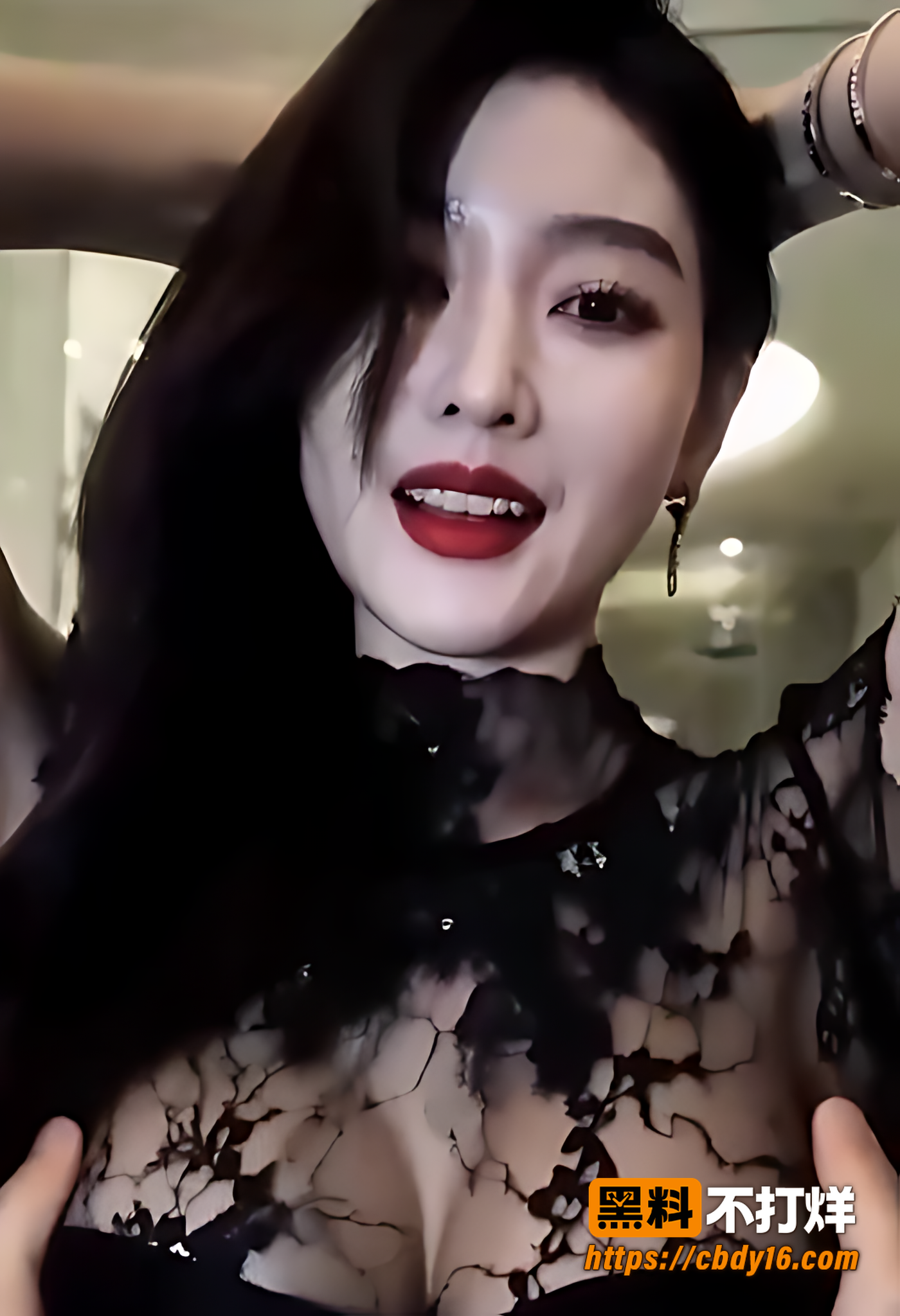 AI换脸明星女神身穿白衬衫黑丝2