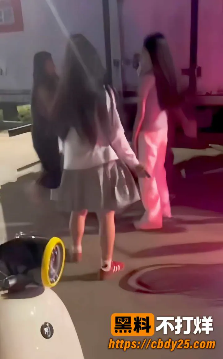 东济宁邹城地下车库 精神小妹群殴互撕 2 1