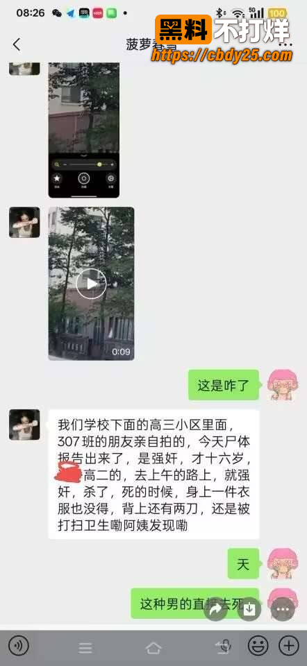 浙江外国语学院附属镇雄中学女生被奸杀后坠楼 1