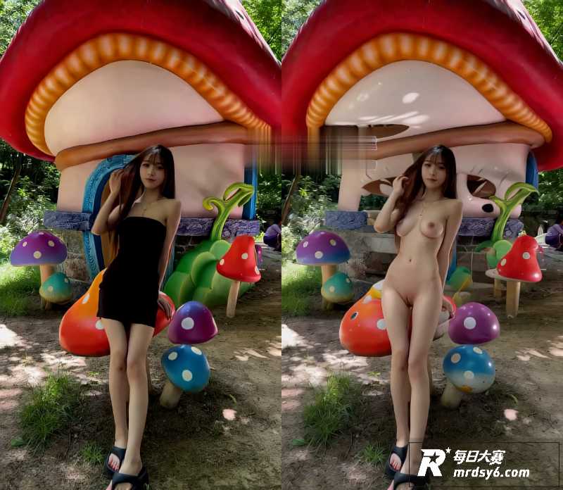 AI脱衣网红美女 刘相关图片3